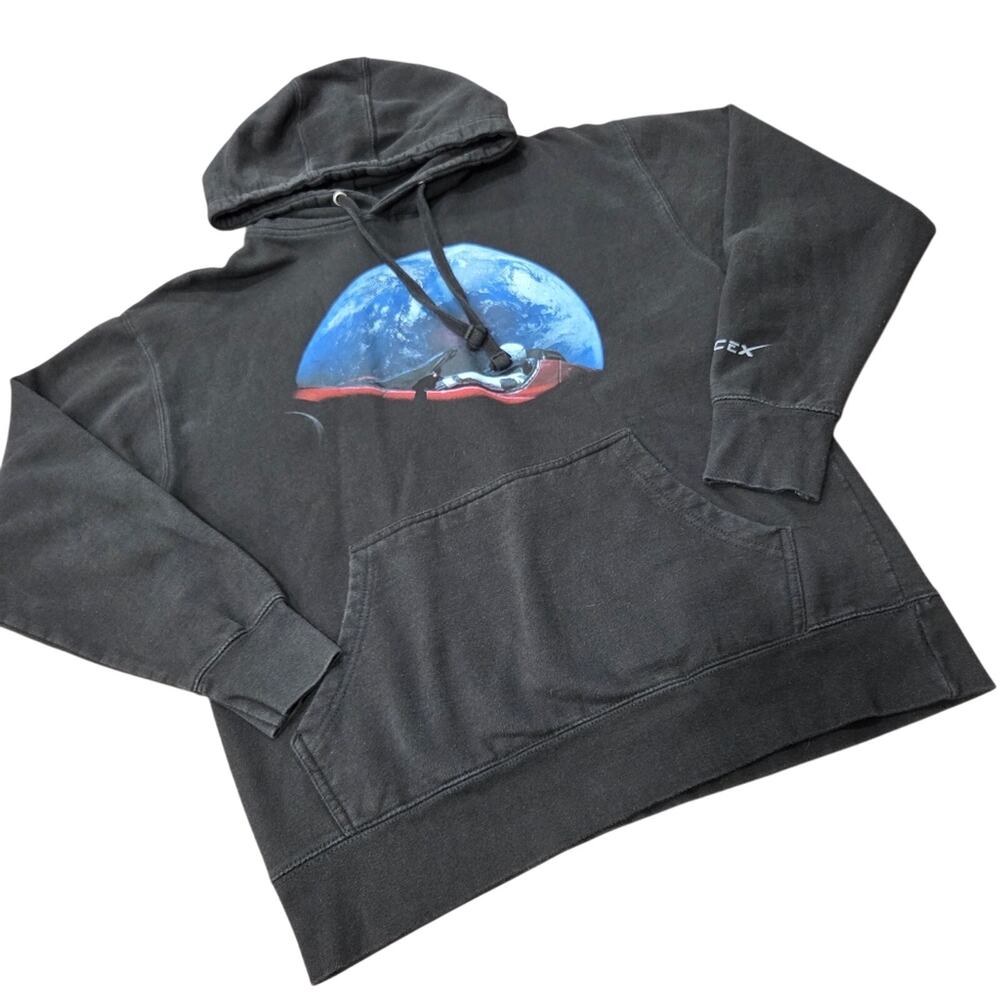 SpaceX Falcon Heavy 2018 Starman Mission Hoodie SIZE LARGE